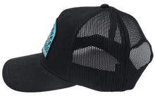 Load image into Gallery viewer, Big Woodies Surfboards Hat - Black Trucker
