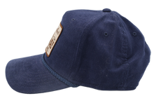 Load image into Gallery viewer, Aloha Now Go Home Hat - Navy Corduroy Rope
