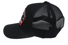 Load image into Gallery viewer, Salty Test Tackles Hat - Black Trucker