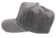 Load image into Gallery viewer, Nude Beach Hat - Charcoal Corduroy