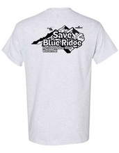Load image into Gallery viewer, Hurricane Helene Relief Shirt - Save Blue Ridge - NC Outline