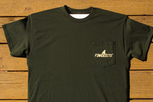 Load image into Gallery viewer, Support Your Local Bait & Tackle Shop Green Pocket Shirt