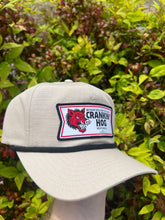 Load image into Gallery viewer, Crankin Hog Hat - Off White/Black Rope
