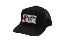 Load image into Gallery viewer, Crankin Hog Hat - Black Trucker
