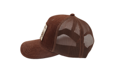 Load image into Gallery viewer, Aloha! Now Go Home. Hat - Brown Corduroy Trucker
