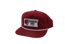 Load image into Gallery viewer, Crankin Hog Hat - Red/White Rope
