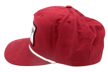 Load image into Gallery viewer, Crankin Hog Hat - Red/White Rope
