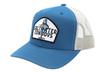 Load image into Gallery viewer, Saltwater Cowboys Hat - Blue Trucker
