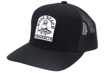 Load image into Gallery viewer, Nude Beach Hat - Black Trucker
