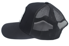 Load image into Gallery viewer, Nude Beach Hat - Black Trucker
