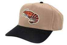 Load image into Gallery viewer, Shrimp Hat - 2 Tone Khaki &amp; Black
