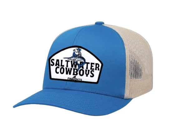 Saltwater Cowboys Hat - Blue Trucker